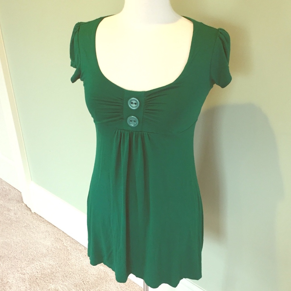 Forever 21 Green Dress/Long shirt